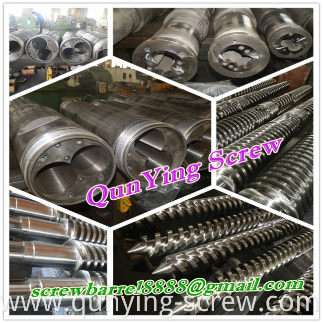 conical doubel barrel screw cylinder for pvc panel